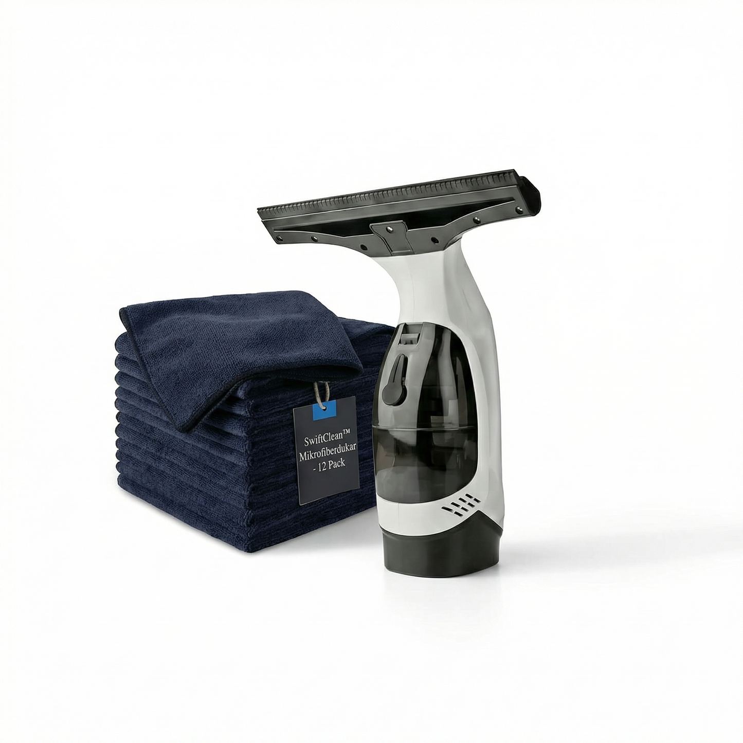 SmartDry™ – Elektrisk Fönsterskrapa med Vakuum & Behållare