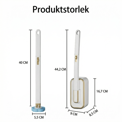 SwiftClean™ – Toalettborste med hygieniska engångstabletter