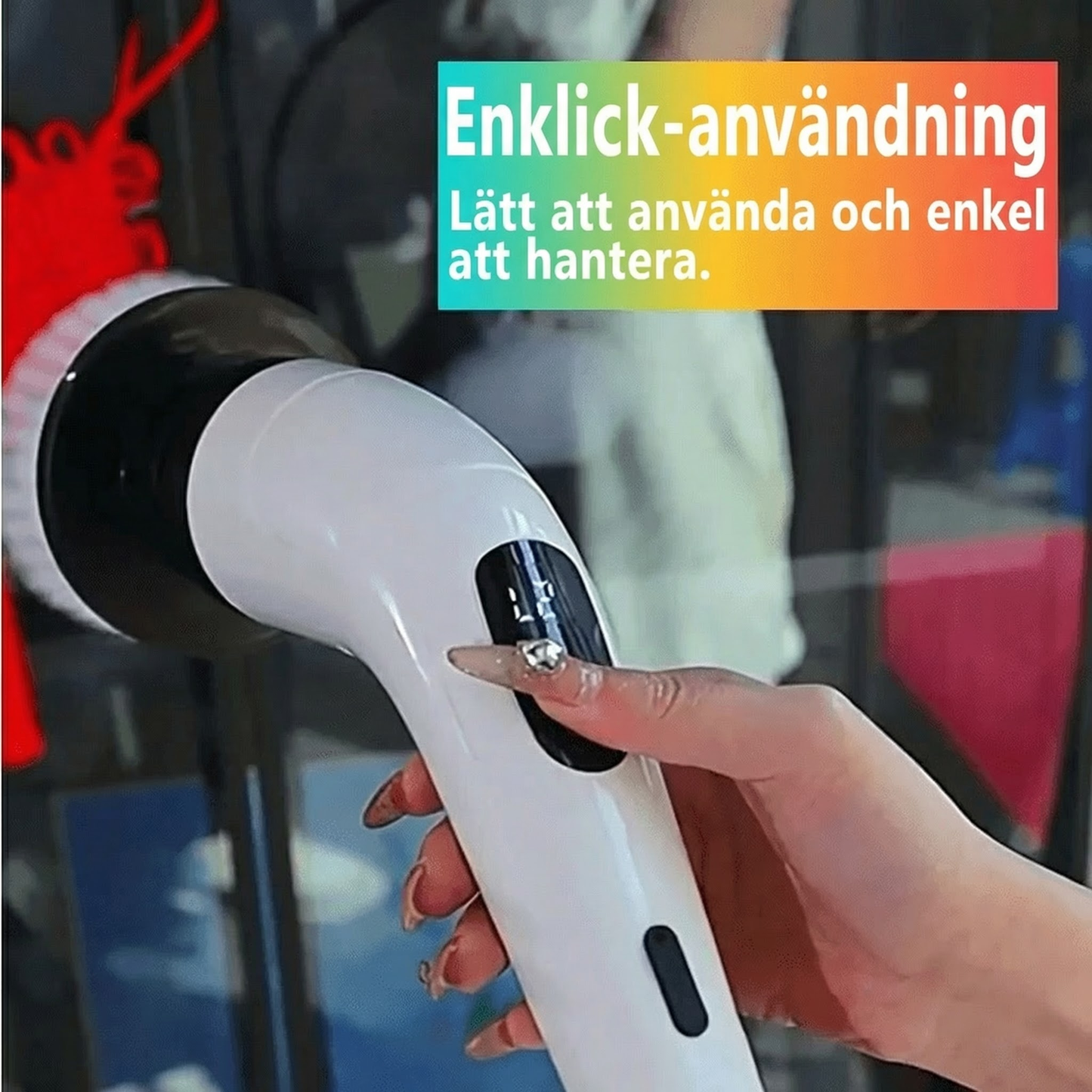 SwiftSpin™ – 9-i-1 Elektrisk Skrubbborste för Hemmet